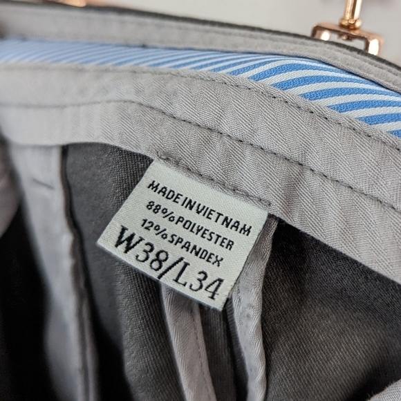 FootJoy Pants Mens 38 X 29 Gray FJ Golf Tour Performance Stretch Trouser 1007680 - Picture 4 of 12